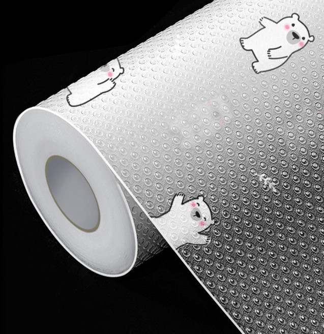 언헤브 데일리 다용도 방수 주방 서랍 매트, 01 도트 베어, 1개