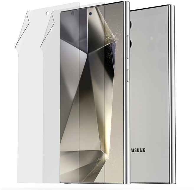 케이맥스 지문방지 저반사 스케치 휴대폰 액정보호필름 2p 세트, 1세트