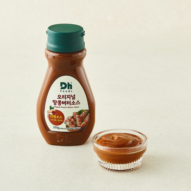 Dh Foods 오리지널 땅콩버터 소스, 200g, 1개