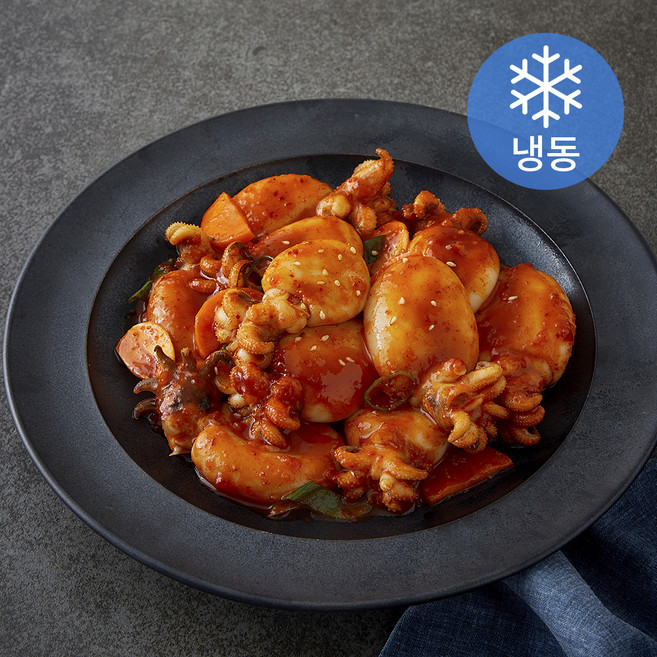 살맛나요 미니 갑오징어 + 볶음소스 세트 (냉동), 1세트, 500g