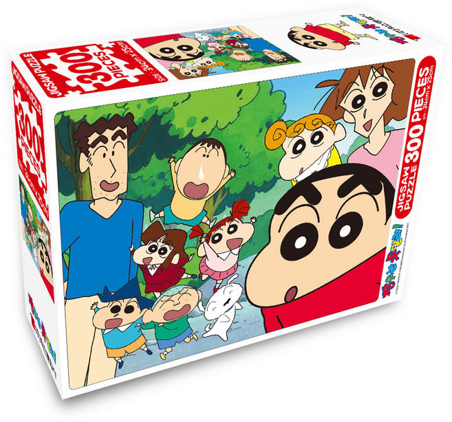 짱구 숲속산책 직소퍼즐, 300피스, 혼합색상, 1개