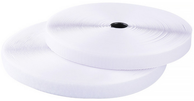 마켓에이 무접착 벨크로 찍찍이 세트, 화이트, 1세트