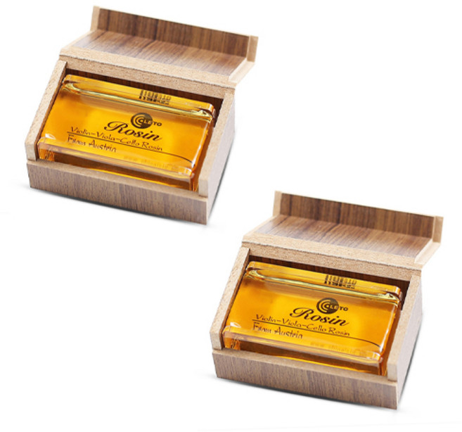 코네임 전문가용 바이올린 송진, 혼합색상, 2개