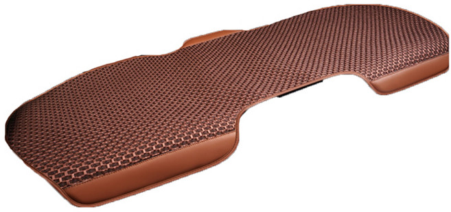 순잠 에어 여름 자동차 시트 뒷자석 방석, 브라운, 1개