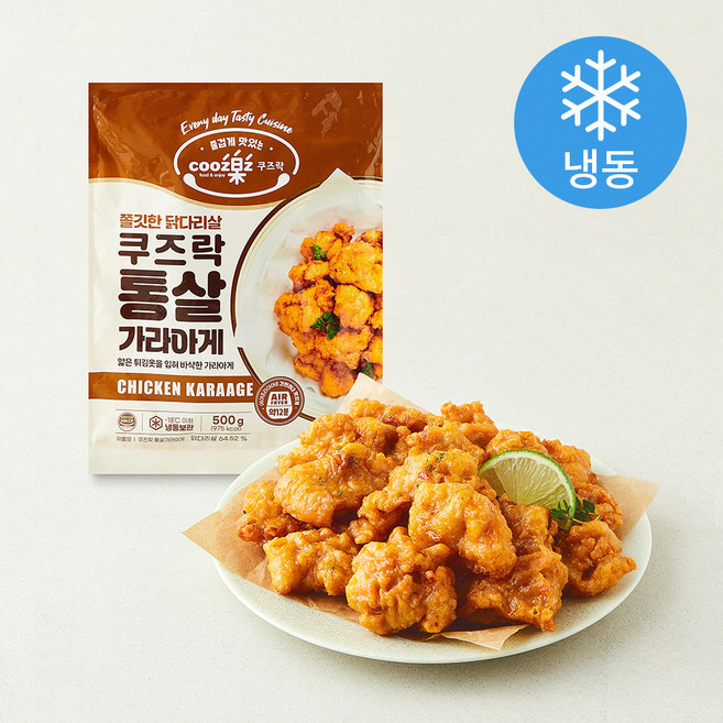 쿠즈락 통닭다리살 가라아게 (냉동), 500g, 1개