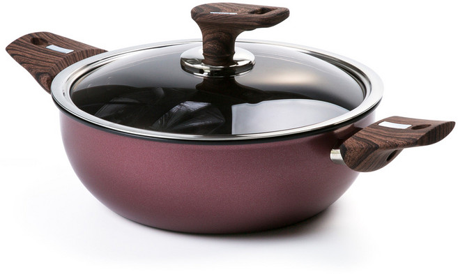 MAGICCHEF 인덕션 IH 시그니처 전골 냄비, 24cm, 레드