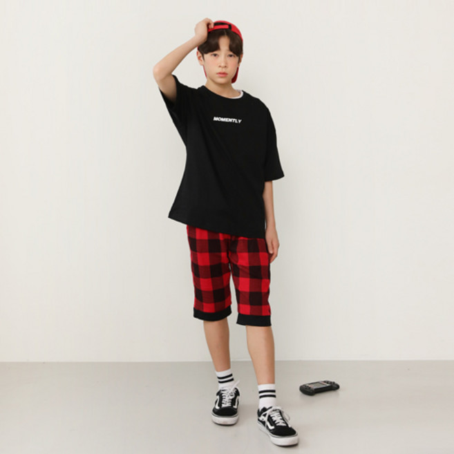 나나주니 남아용 모먼트 체크 5부 세트