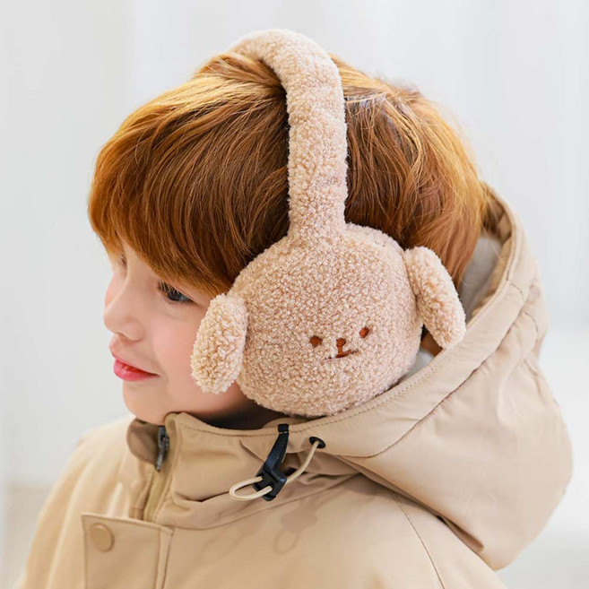 bayb 아동용 댕냥 방한 털귀마개