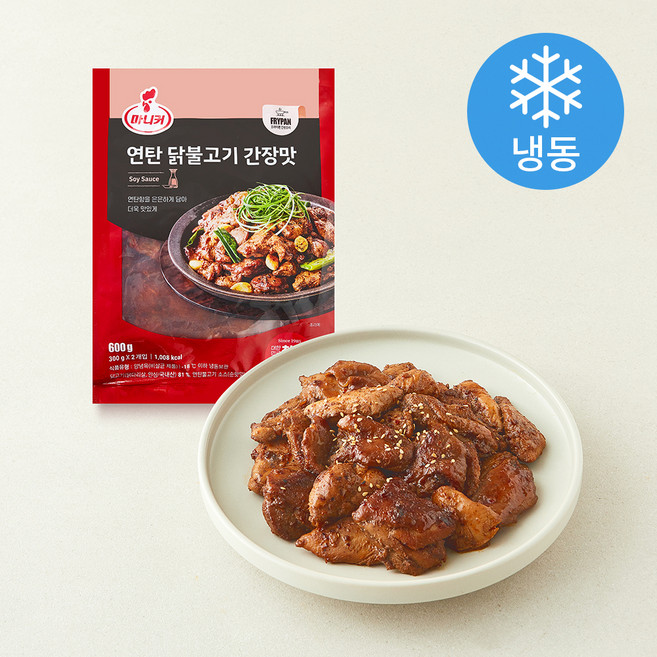 마니커 연탄 닭불고기 간장맛 2개입 (냉동), 600g, 1개