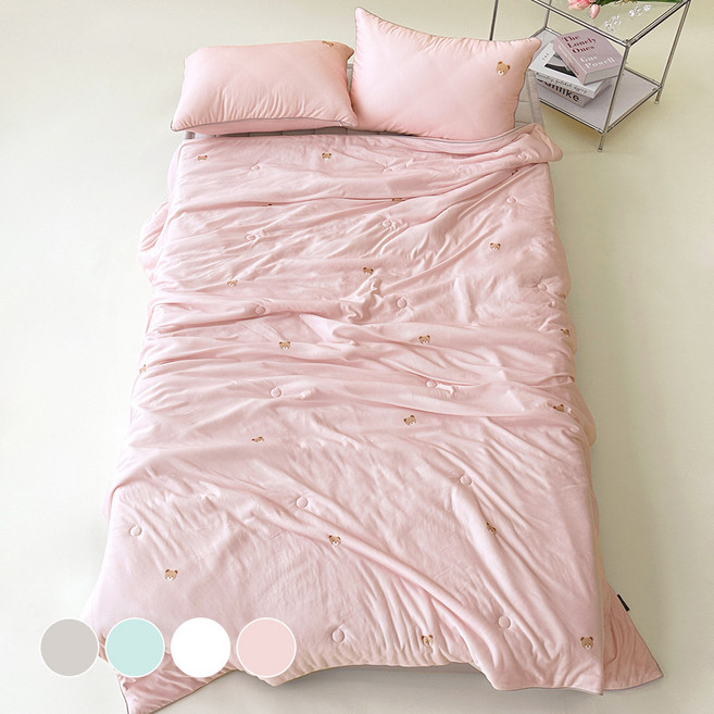 냉감쿨 베어 여름 차렵이불