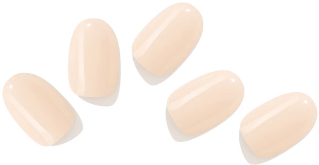 [비건뷰티] 엣지유 샵젤 붙이는 젤네일 16p 세트, 크림 베이지, 1개 - 쿠팡