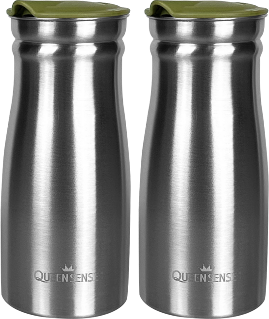 퀸센스 에코 스테인리스 물병, 혼합색상, 800ml, 2개