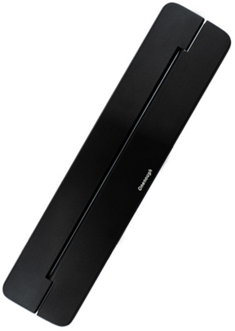 워너프 알루미늄 노트북 홀더 거치대 젤타입 부착형, 메탈블랙