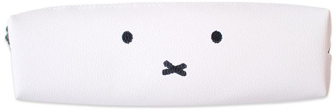 STUDIO EIGHT Miffy 長條絨毛筆袋, 1個, 白色