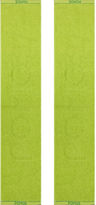송월타월 포모스 뉴스포츠 타올 20 x 100 cm, 연두, 2개