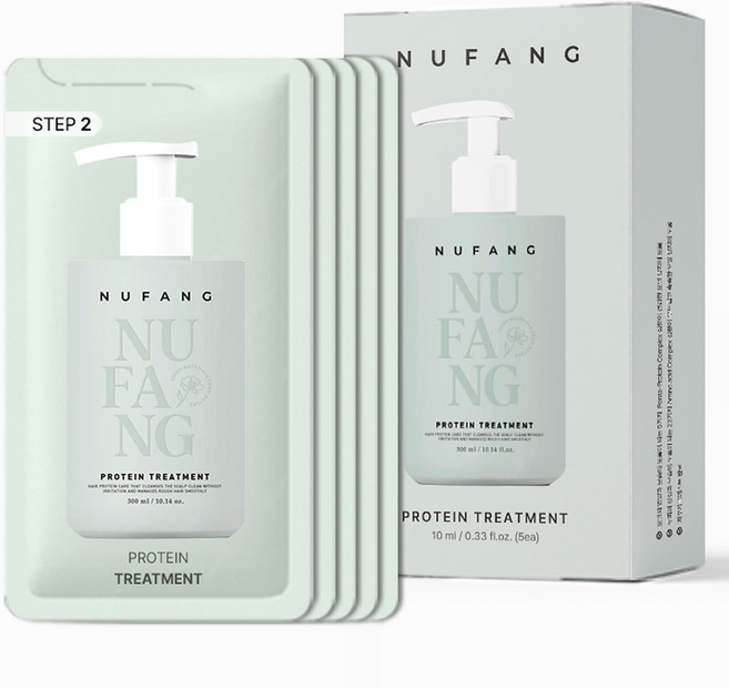 수아담누팡 저자극 고보습 고영양 여행용 프로틴 트리트먼트 5p, 1개, 50ml