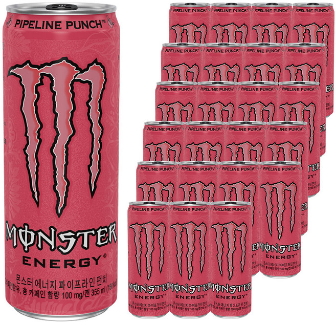 몬스터에너지 파이프라인 펀치, 355ml, 24개