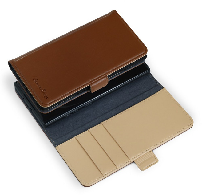 어썸디자인 천연소가죽 프랑 지갑 휴대폰 케이스