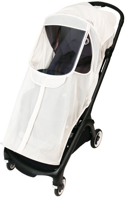 와우베이비 부가부 버터플라이 유모차 모기장커버, 아이보리, 1개