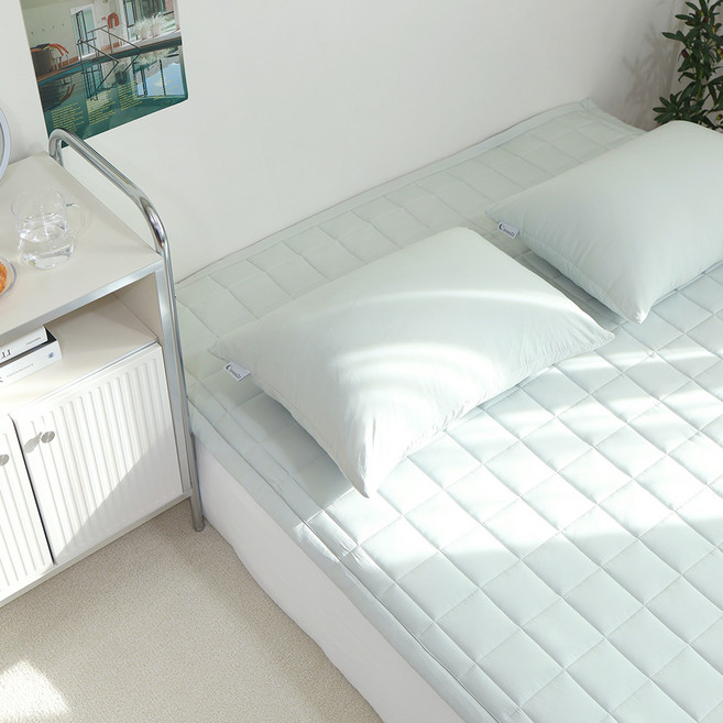 스누즈 모먼트 워싱마이크로 밴딩 침대패드, 올리브