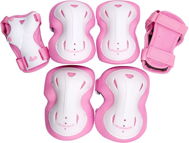 휠러스 아동용 스마트 보호대 좌우 3종, 핑크, 1세트