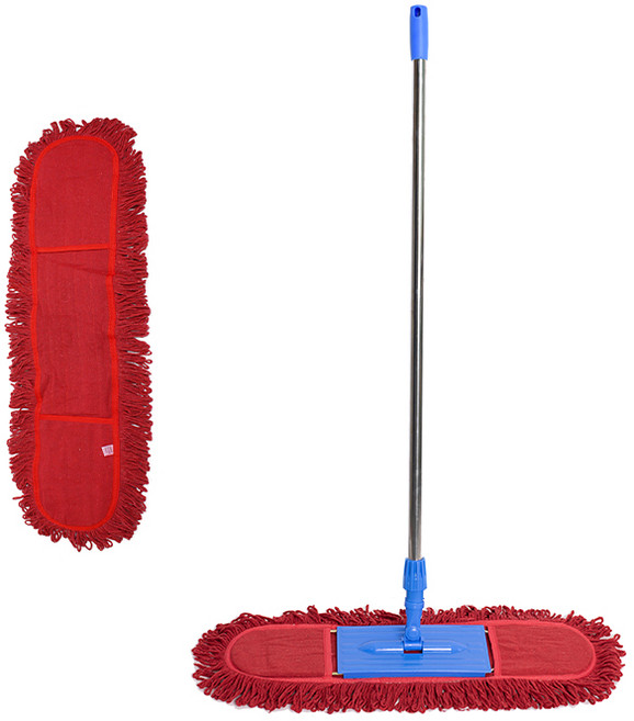 크린메이트 기름걸레 무오일 리필 90cm x 2p + 롱자루 세트, 1세트