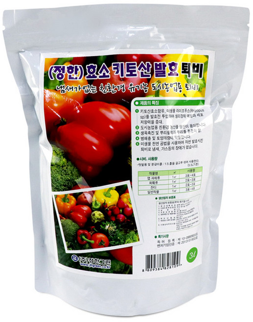효소키토산 발효퇴비 3L, 1개
