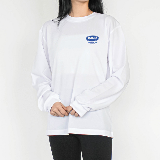 험블스튜디오 남녀공용 기능성 라운드 스포츠 긴팔 티셔츠 IMUD_20