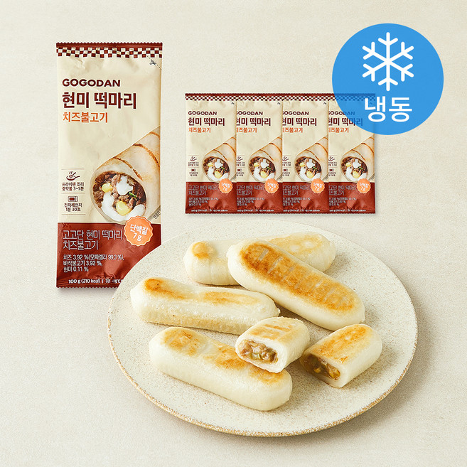 고고단 떡마리 치즈불고기 (냉동), 100g, 5개, 1개입
