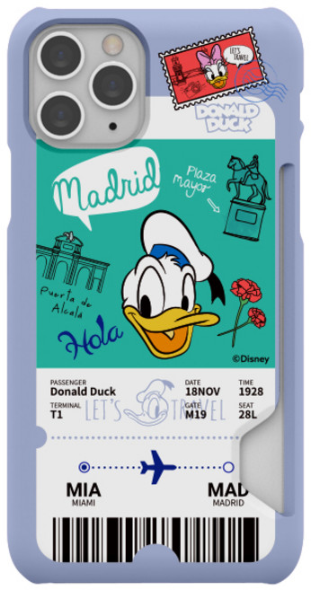 디즈니 시티 트래블 슬림카드 휴대폰 케이스