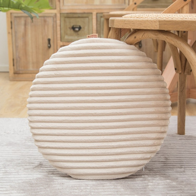 어바웃홈 플리츠 원형방석커버