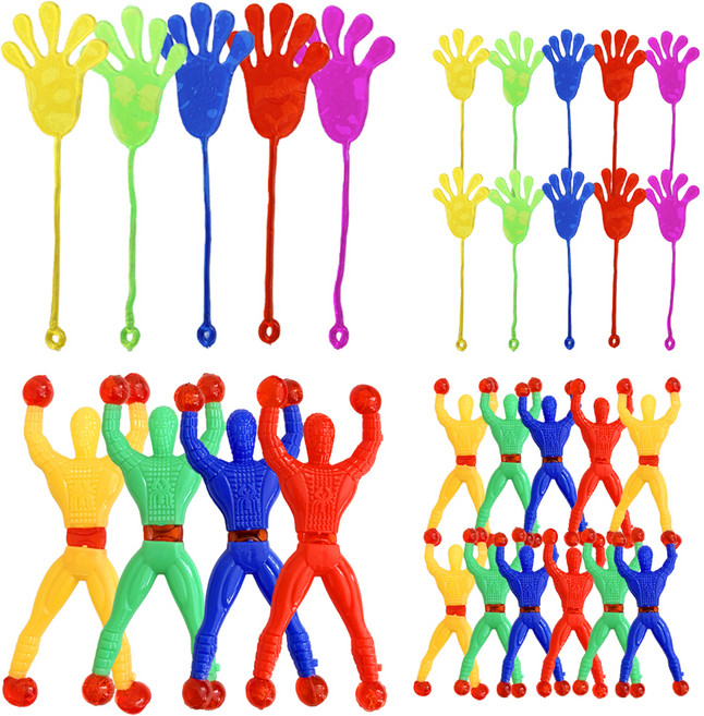 재미존 스파이더 끈끈이 15p + 손바닥 끈끈이 15p 세트, 랜덤발송, 1세트