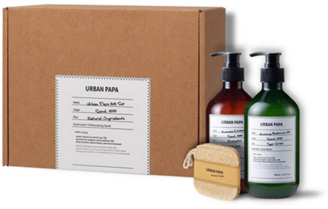 어반파파 808 핸드워시 500ml + 주방세제 500ml 세트, 1개