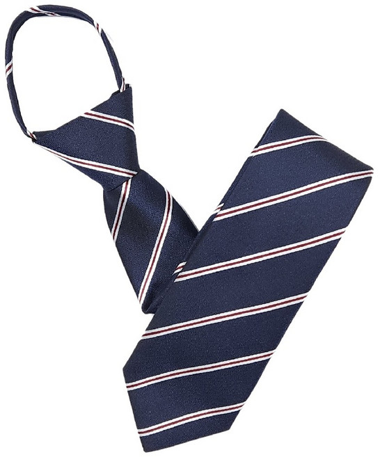 더셔츠스튜디오 남성용 레지멘탈 자동지퍼넥타이 TN332