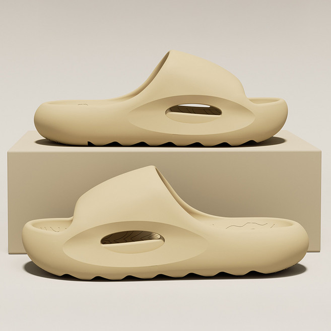 아트조이 EVA 딥쿠션 두툼한 논슬립 슬리퍼, 샌드베이지, 1개