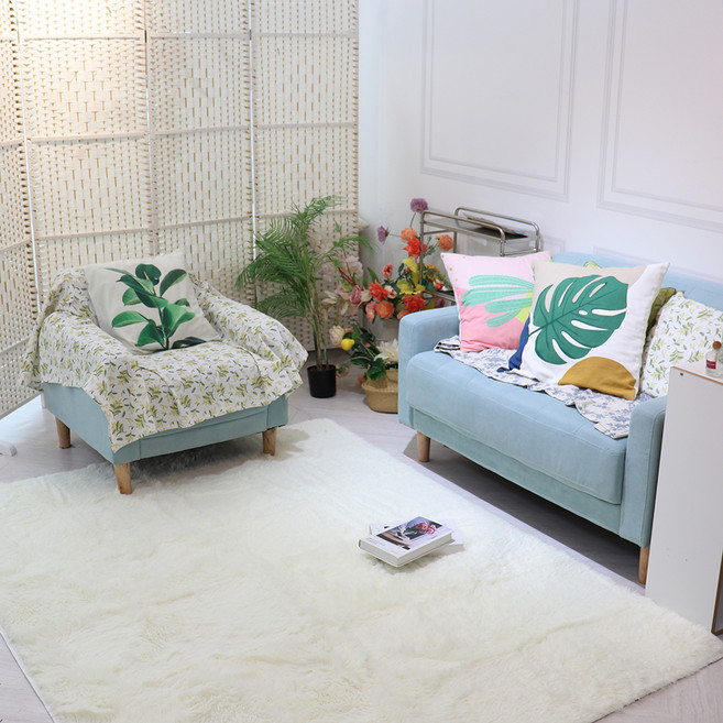 힐링스팟 거실 고급 러그