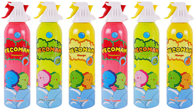 예꼬맘 버블 펀 바디 클렌저 혼합향, 6개, 200ml