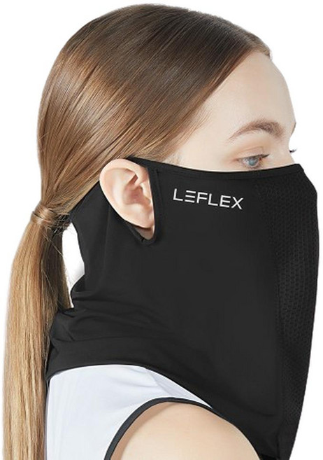 LEFLEX 防曬口罩, 1個, 黑色