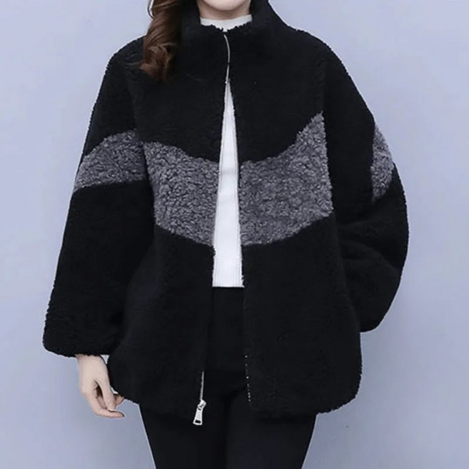 여성용 PDS패션 겨울 코튼 클라우드 데일리 양기모 집업