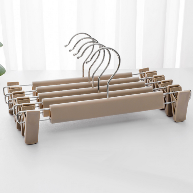 데보코 자국방지 바지걸이, 베이지, 10개