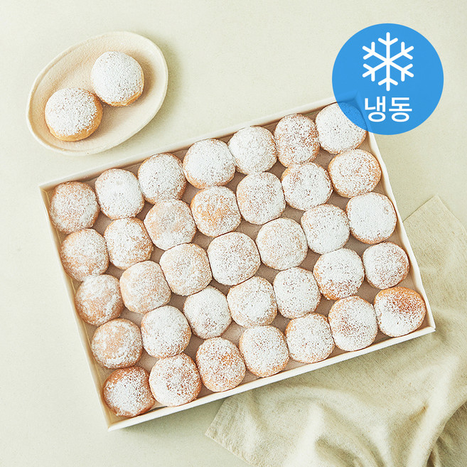 삼양사 서브큐 미니 플레인 베니에 도넛 (냉동), 20g, 1개, 35개입