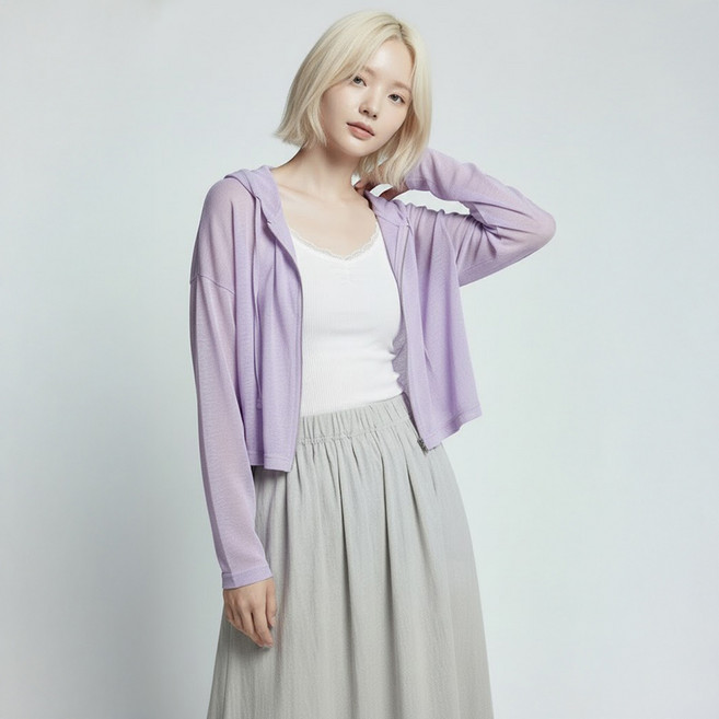 페이퍼먼츠 씨오레 미니 바람막이 후드 집업 14000