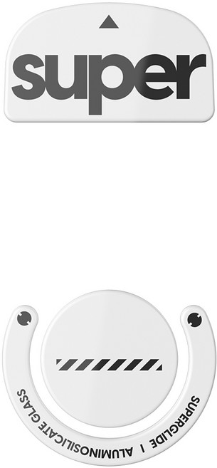 펄사 로지텍 GPro 슈퍼라이트 슈퍼글라이드 2, 화이트, 1개
