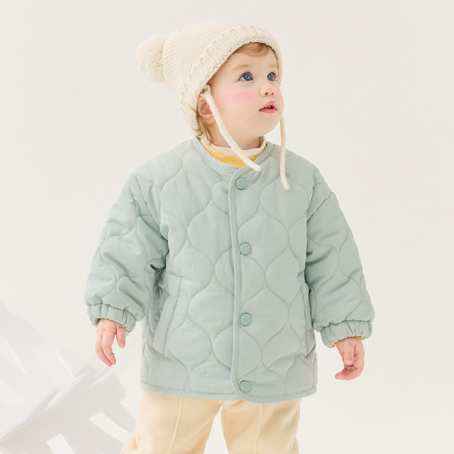 밀크베이비 뉴키즈온 아동용 아기토리솜솜 퀼팅점퍼