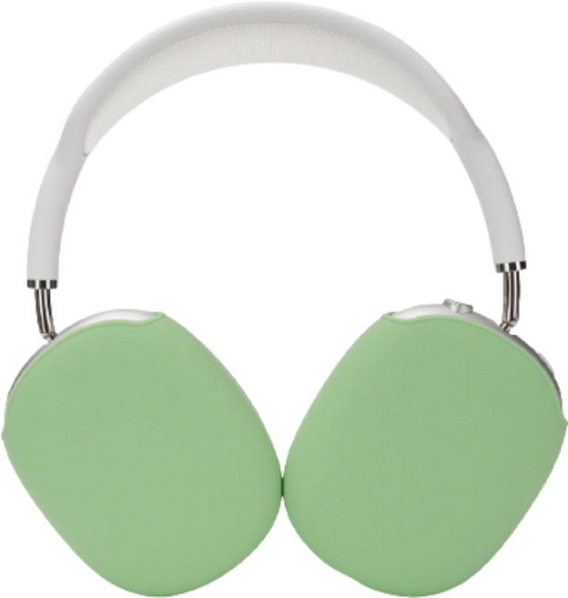 에어팟 맥스 실리콘 이어컵 커버, 애플그린