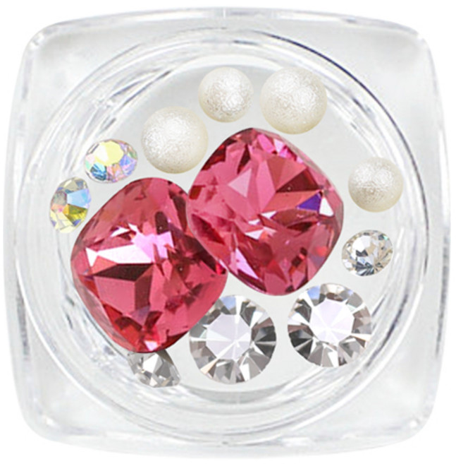 골드루쓰 컬러크리스탈 아트키트 네일파츠, 파파라샤, 1개