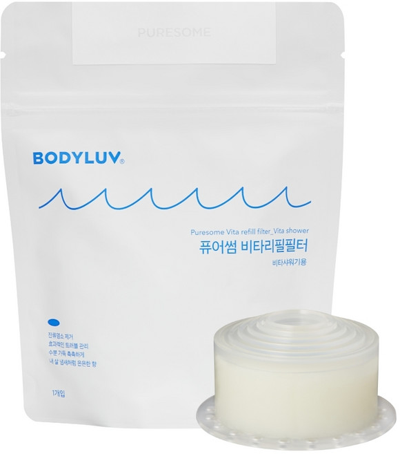 퓨어썸 샤워기 비타필터, 1개, 베이비파우더