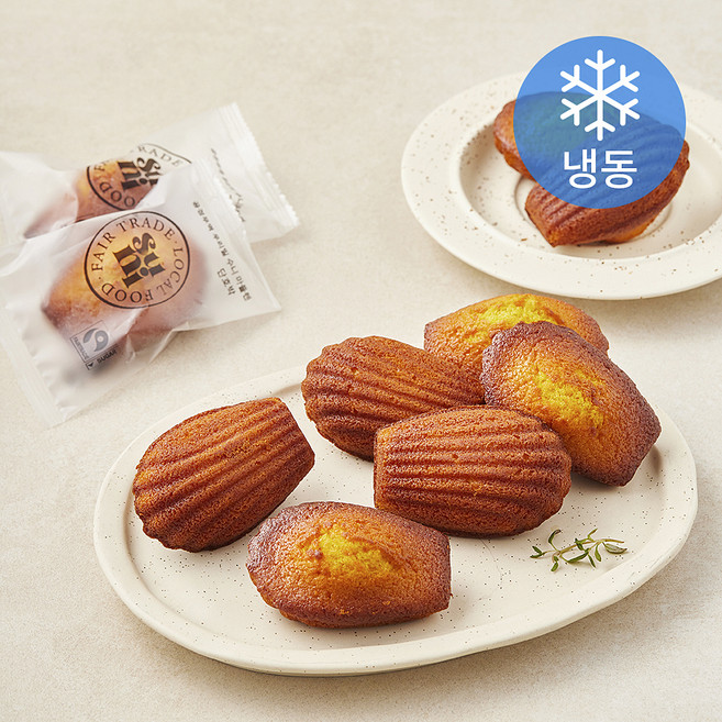 공정무역 우리밀 수니 마들렌 단호박 (냉동), 32g, 1개, 10개입