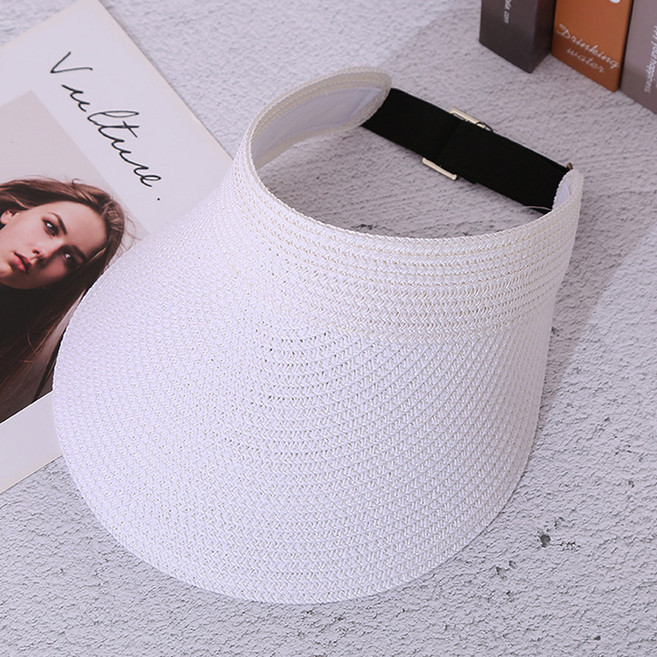 엘쏘 조절형 돌돌이 밀짚모자