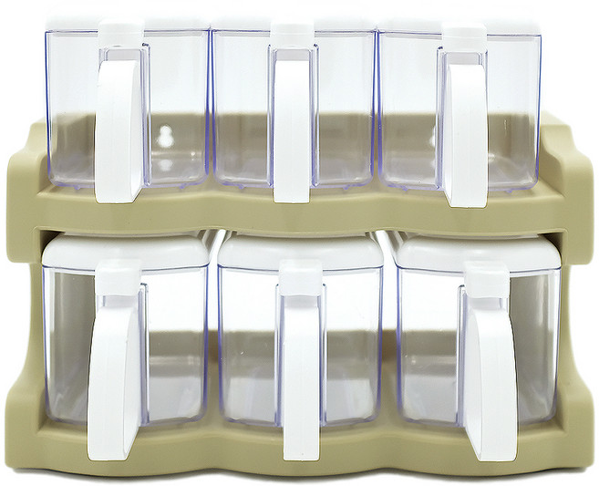 플라코 홈 원터치 양념통 세트, 1세트, 2호 6p